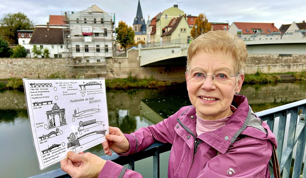 Gisela Seyfarth ist seit vielen Jahren Stadtführerin in Bernburg.