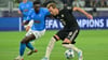 Bayern-Torjäger Harry Kane (r.) - hier in der Champions League auf Zypern - ist in einer Ausnahme-Form.