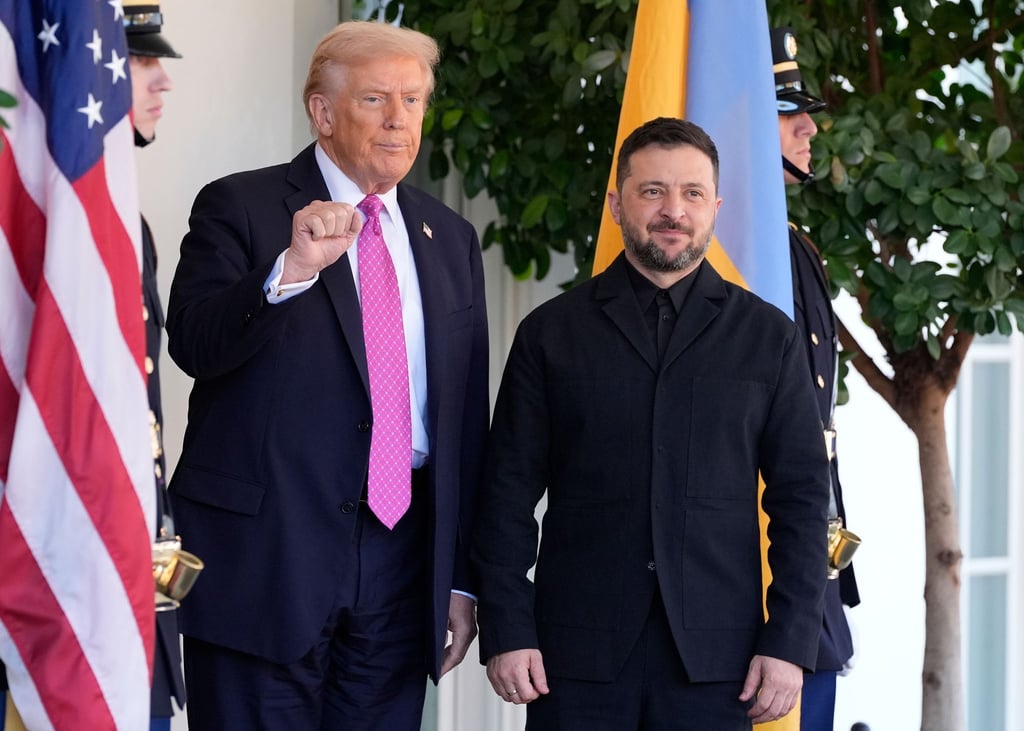 Trump und Selenskyj trafen sich im Weißen Haus.
