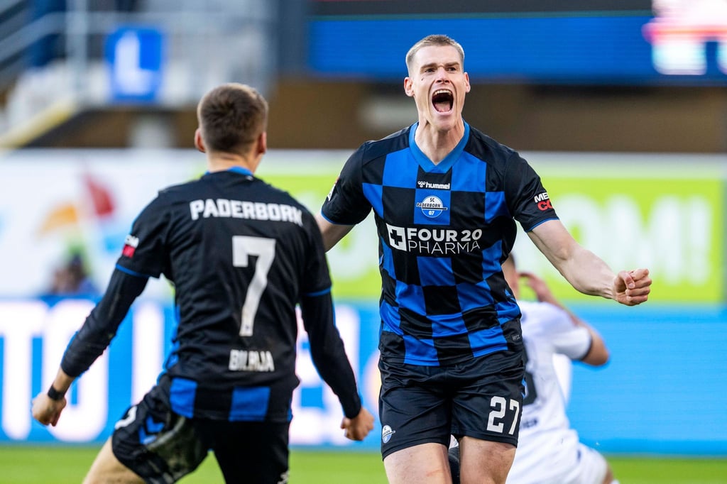 Paderborns Matchwinner Steffen Tigges.