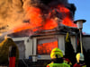 In Deetz (Einheitsgemeinde Zerbst) steht die ehemalige Eisdiele Seestern in Flammen.