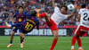 Barcelona mit Lamine Yamal (l) siegte gegen Girona mit dem früheren Dortmunder Axel Witsel.