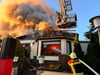 In Deetz (Einheitsgemeinde Zerbst) steht die ehemalige Eisdiele Seestern in Flammen.