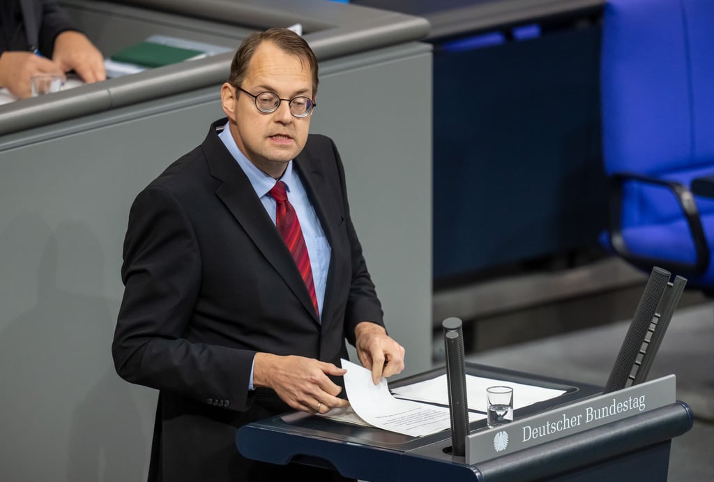 Pellmann führt zusammen mit Heidi Reichinnek die Fraktion der Linken im Bundestag. (Archivbild)