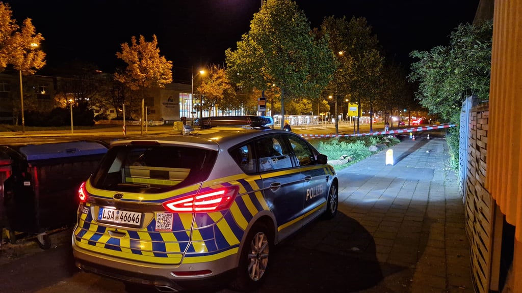An der Magistrale in Halle-Neustadt kam es zu einer größeren Auseinandersetzung.