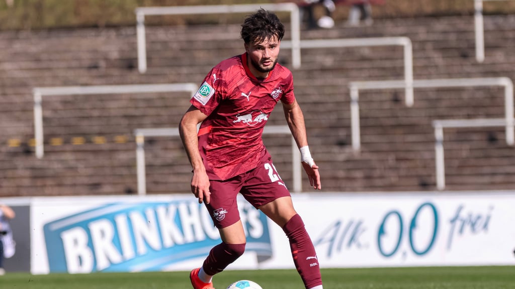 Din Klapija trifft dreimal für RB Leipzig.