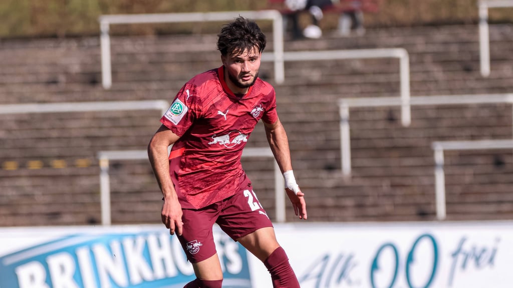 Din Klapija trifft dreimal für RB Leipzig.