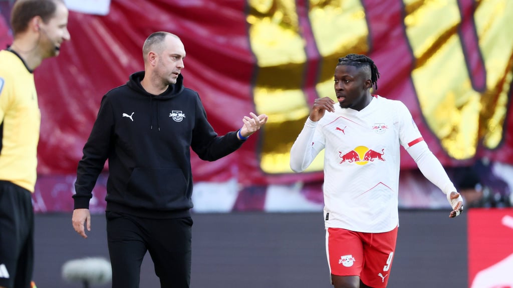 Gute Ansprache: Ole Werner und Johan Bakayoko.