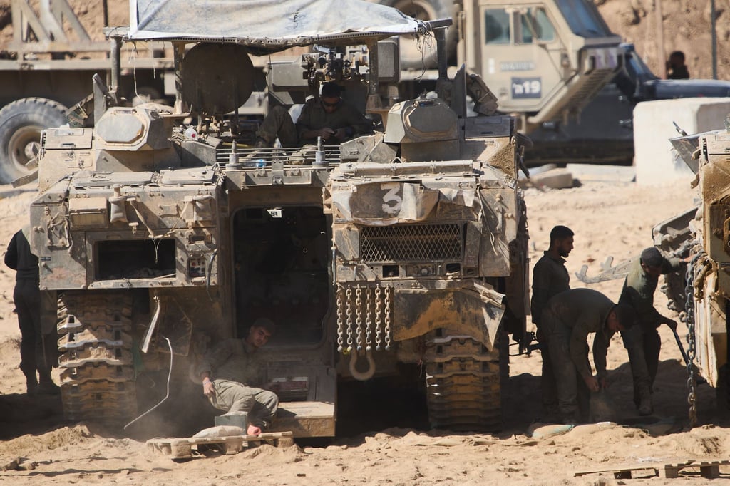 Israelische Soldaten an der Grenze zum Gazastreifen. (Archivbild)