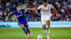 Superstar Kylian Mbappé (r) verhalf Real Madrid zum Arbeitssieg in Getafe.