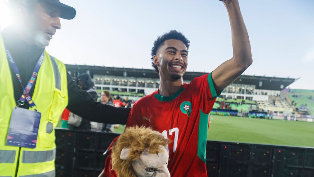 Gessime Yassine spielt für Marokkos U20.