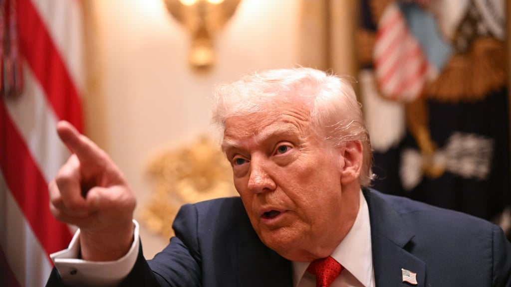 Trump geht von Rebellen innerhalb der Hamas aus.