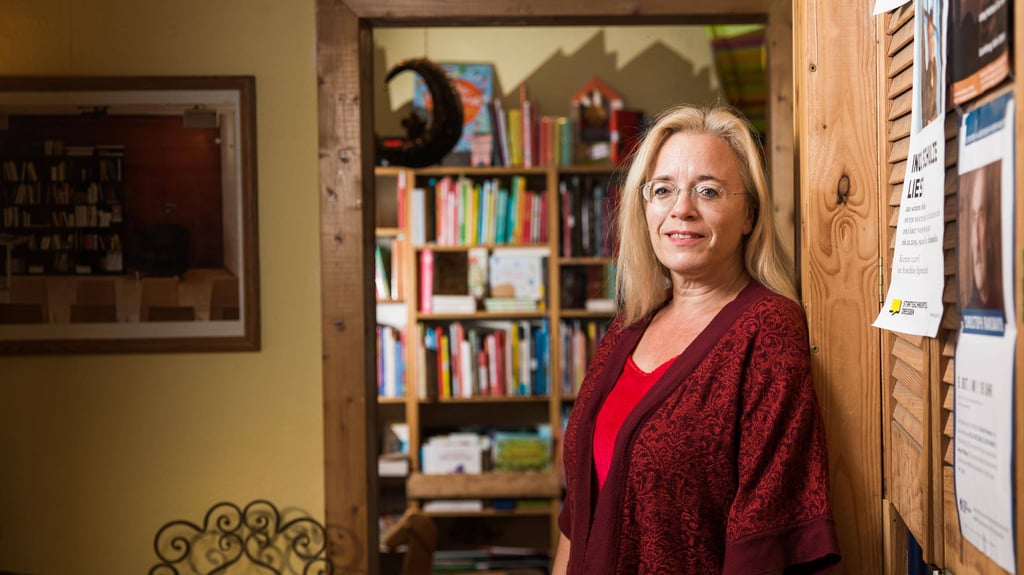 Die Dresdner Buchhändlerin Susanne Dagen ist Veranstalterin der rechten Buchmesse im November in Halle. Sie zählt zum Umfeld des rechtsextremen Götz Kubitschek aus Sachsen-Anhalt.