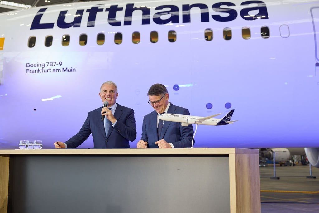 Die Boeing 787 ist bereits die siebte Lufthansa-Maschine, die den Namen des größten deutschen Drehkreuzes Frankfurt trägt.