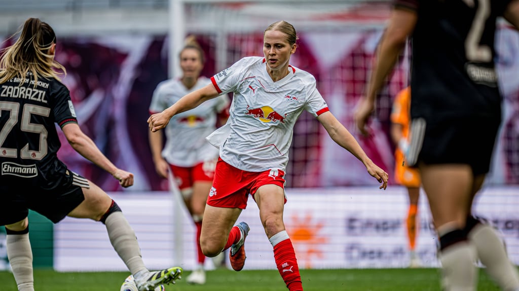 Emilia Asgeirsdottir ist eine von derzeit sechs Nationalspielerinnen bei RB Leipzig.