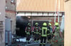Kräfte mehrerer Wehren konnten das Feuer schnell löschen. 