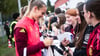 Klara Bühl beim öffentlichen Training des Nationalteams