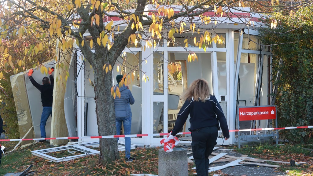 In Ilsenburg ist am Dienstagmorgen ein Geldautomat gesprengt worden.
