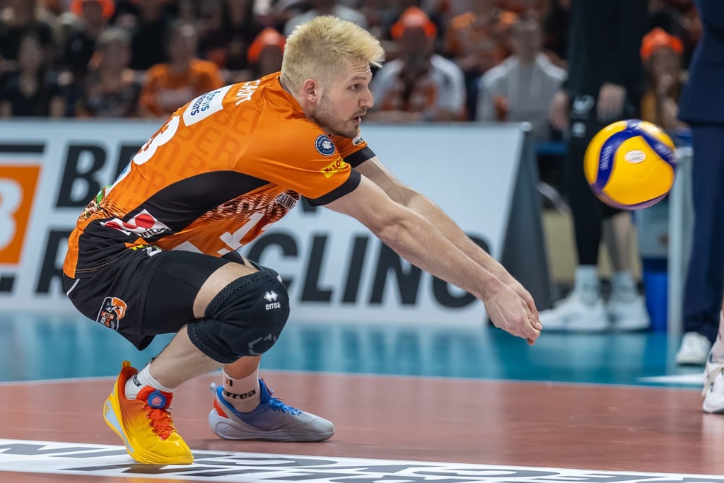 Volleys-Kapitän Ruben Schott konnte die Niederlage zum Bundesligaauftakt nicht verhindern.