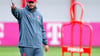 Vincent Kompany muss auch beim Abschlusstraining des FC Bayern auf Serge Gnabry verzichten.