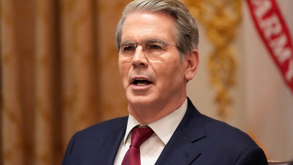 US-Finanzminister Scott Bessent teilte keine Details zu den geplanten Sanktionen mit. (Archivbild)
