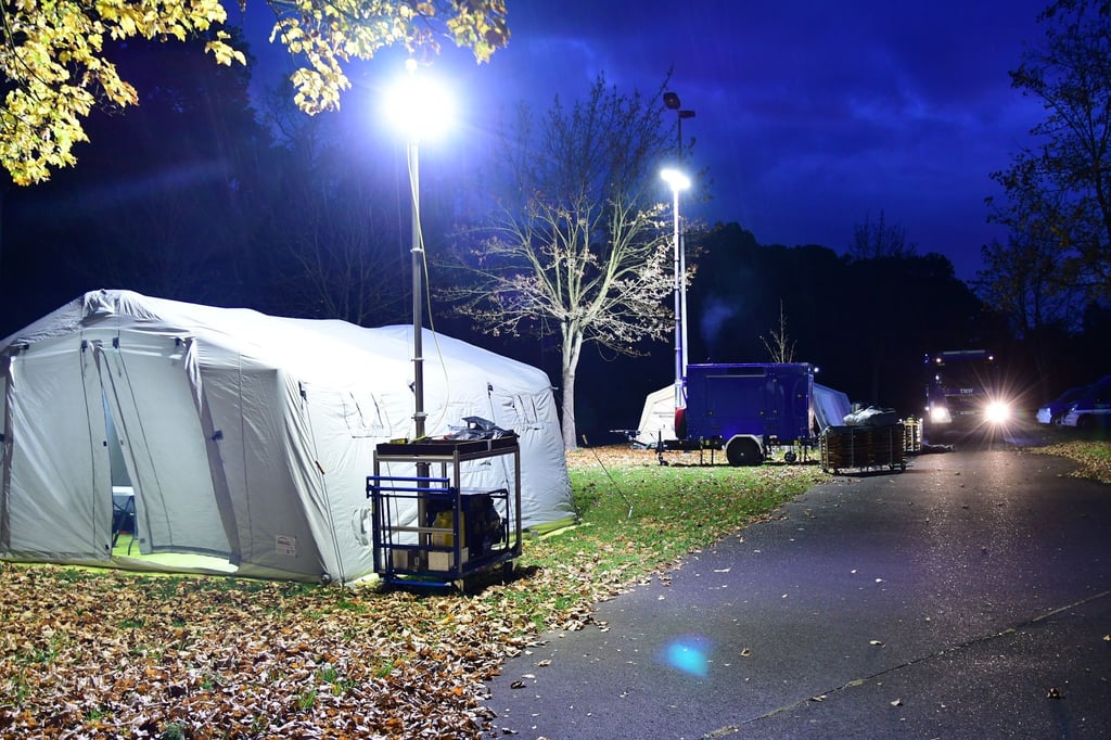 In Zittau läuft ein größerer Einsatz von Polizei und THW.