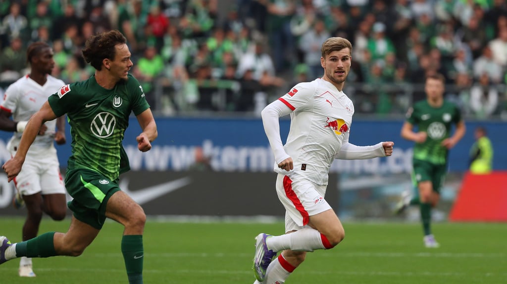 Timo Werner bei seinem Bundesliga-Comeback gegen den VfL Wolfsburg.