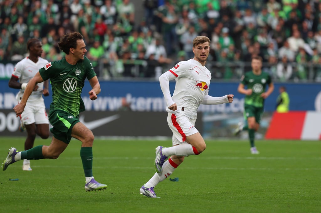 Timo Werner bei seinem Bundesliga-Comeback gegen den VfL Wolfsburg.