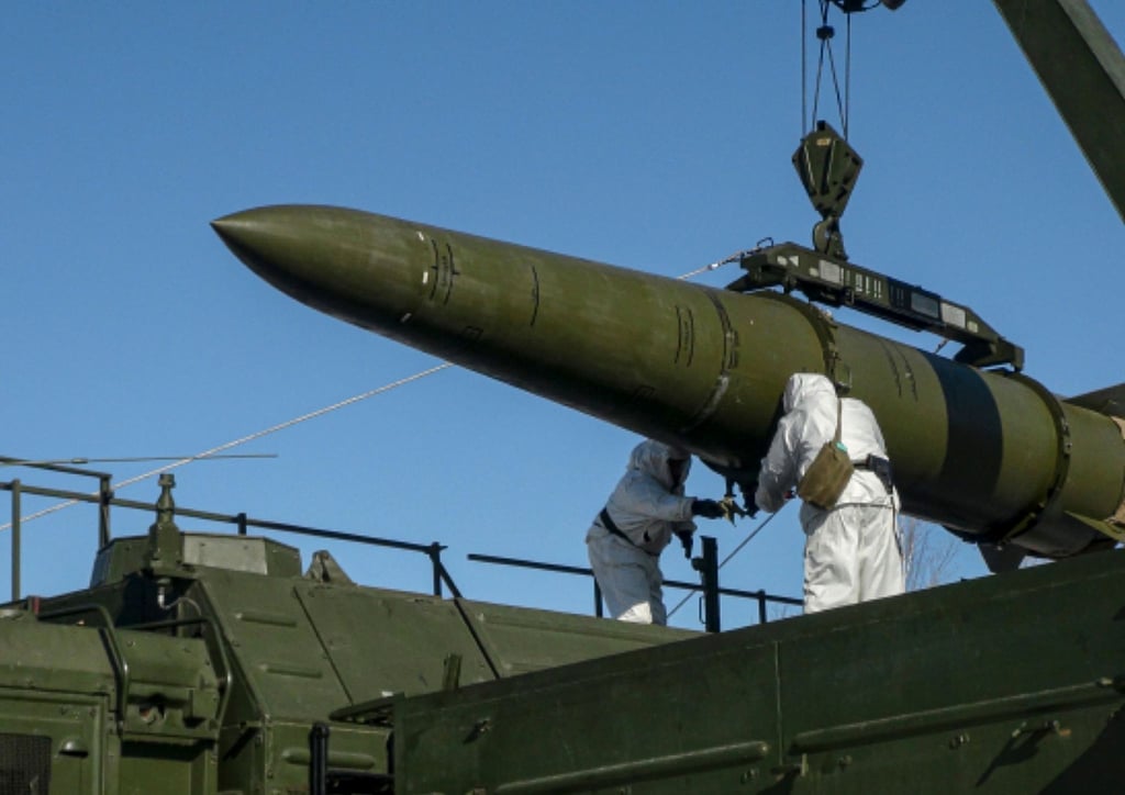 Das russische Militär setzt immer wieder ballistische Raketen des Typs Iskander gegen Ziele in der Ukraine ein. (Archivbild)