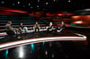 In einer Runde mit Markus Lanz (l.): Landrat Steffen Burchhardt (v.r.), Katja Rininsland, Stadteltersprecherin Frankfurt/Main, Engin Catik, Leiter der Berliner Friedrich-Bergius-Schule, und Barbara Mächtle, Leiderin der Gräfe-Grundschule Ludwigshafen.