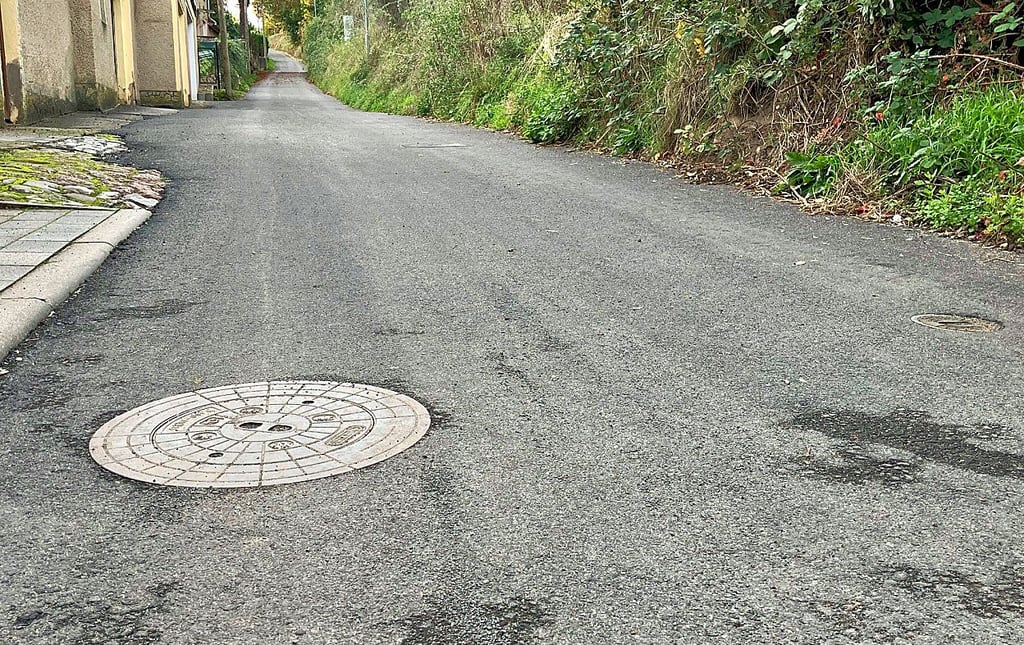 Die Straße Rosental wurde mit eigenen Mitteln repariert.