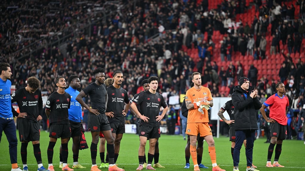 Enttäuschte Gesichter nach der 2:7-Niederlage in der Champions League.