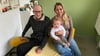Titus Maschke (69) mit Tochter Julia (39) und Enkel Wilhelm (0).