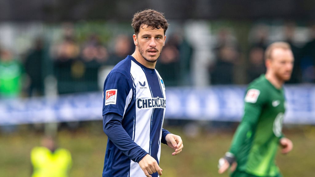 Diego Demme im Testspiel der Hertha gegen den VfL Wolfsburg.