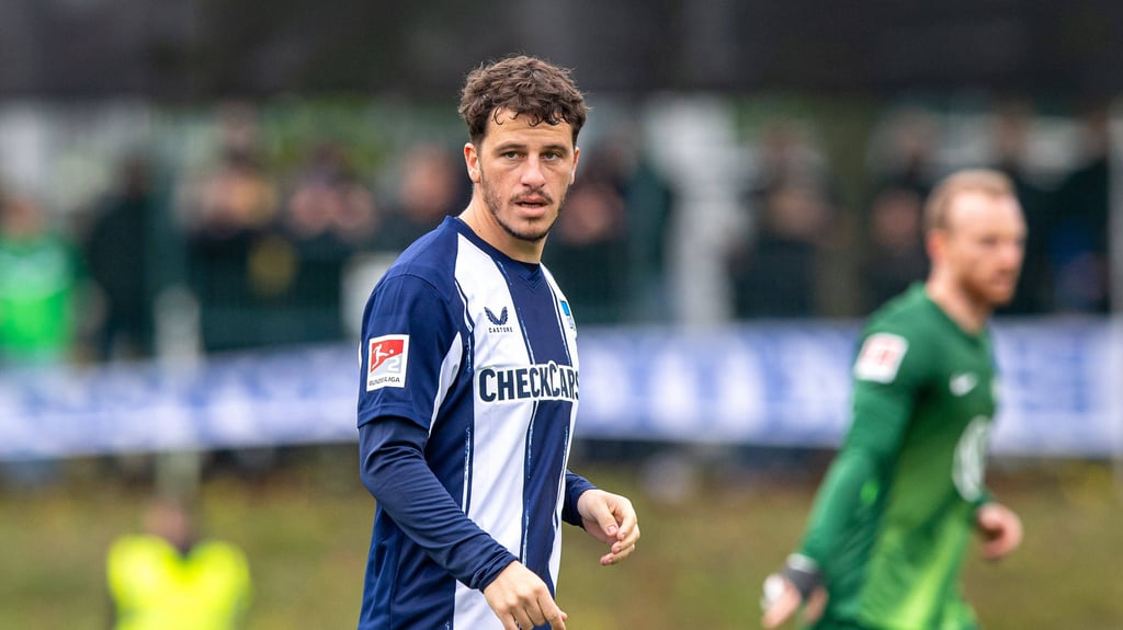 Diego Demme im Testspiel der Hertha gegen den VfL Wolfsburg.