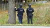 Polizisten ermittelten am Tag nach dem Vorfall zur Ursache und dem genauen Hergang.
