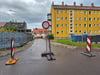 Die Anwohner der Johann-Mühlpfort-Straße kommen nicht mehr über die westliche Zufahrt auf die Holzstraße.