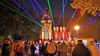 Eine spektakuläre Licht- und Lasershow gab es zu den 10. Lichttagen in Stendal 2024 auf dem Vorplatz des Doms Sankt Nikolaus zu sehen. 