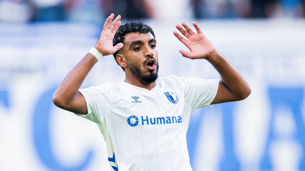Rayan Ghrieb nach einer vergebenen Torchance - kein seltenes Bild beim 1. FC Magdeburg dieser Tage.