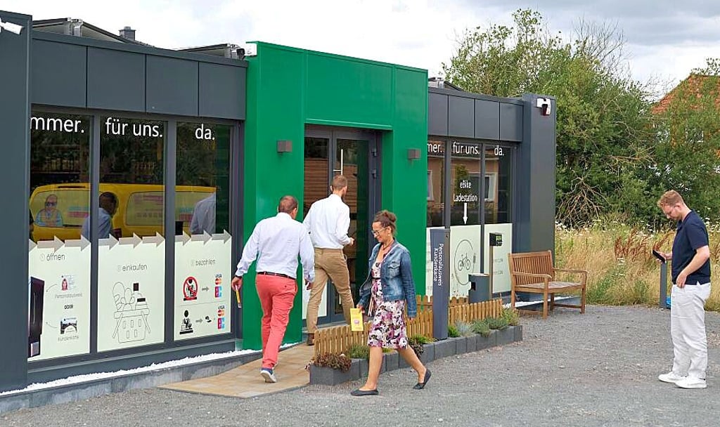 Ein solcher Container-Dorfladen soll in Plötzkau entstehen.