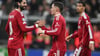 Lieferte beim 5:1 gegen Frankfurt unter anderem einen Assist für Dominik Szoboszlai (l): Liverpools Florian Wirtz (r).
