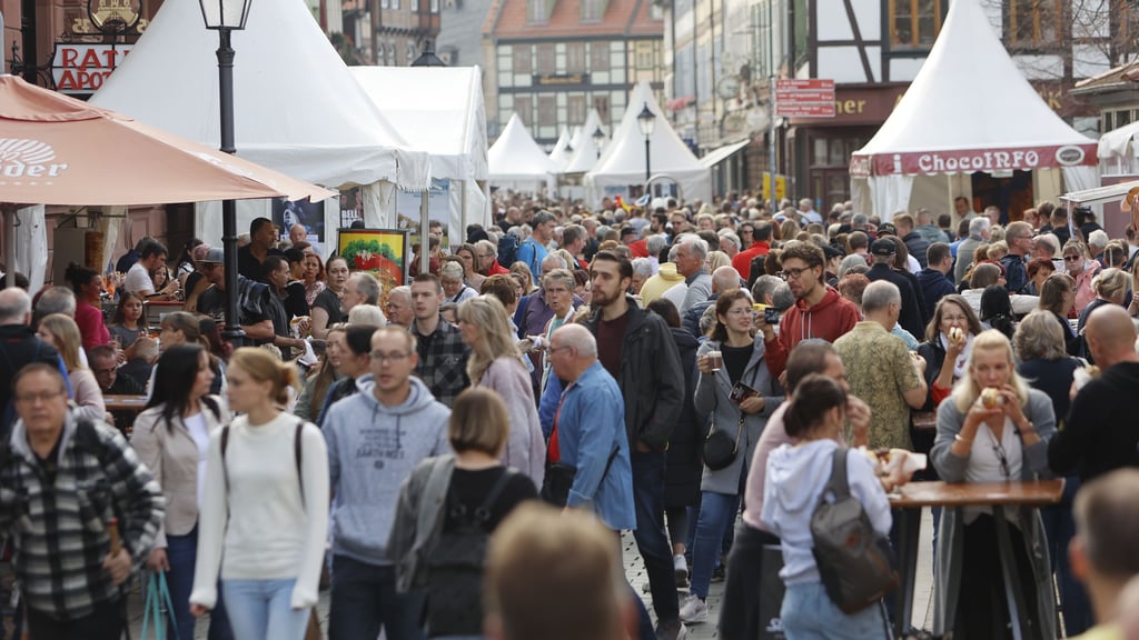 Das Schokoladenfestival Chocolart ist eines der größten und meistbesuchten Feste in Wernigerode.