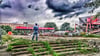 Das Ende einer Ära: Im Juni 2016 wurde die Eissporthalle am Gimritzer Damm in Halle nach der Zerstörung durch das Hochwasser abgerissen. Seitdem mussten die Saale Bulls mit einem Provisorium leben.&nbsp;