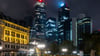 Städte, die nie schlafen: Gerade in Metropolen wie Frankfurt ist es kaum je wirklich dunkel.