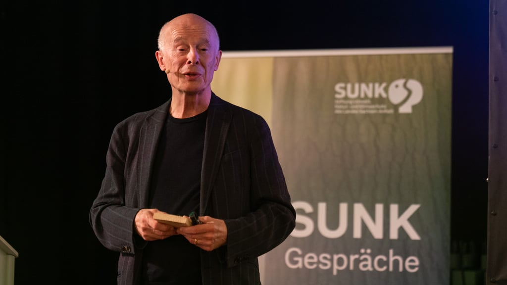 Hans Joachim Schellnhuber war beim dritten Sunk-Gespräch in Blankenburg.
