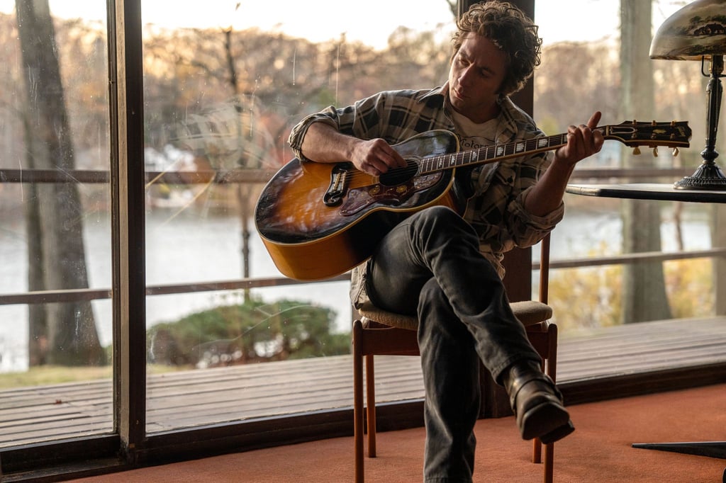 Jeremy Allen White als Bruce Springsteen in einer Szene des Films.