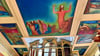 Die Kirche Schmirma  ist für die Deckenbilder von Karl Völker berühmt.
