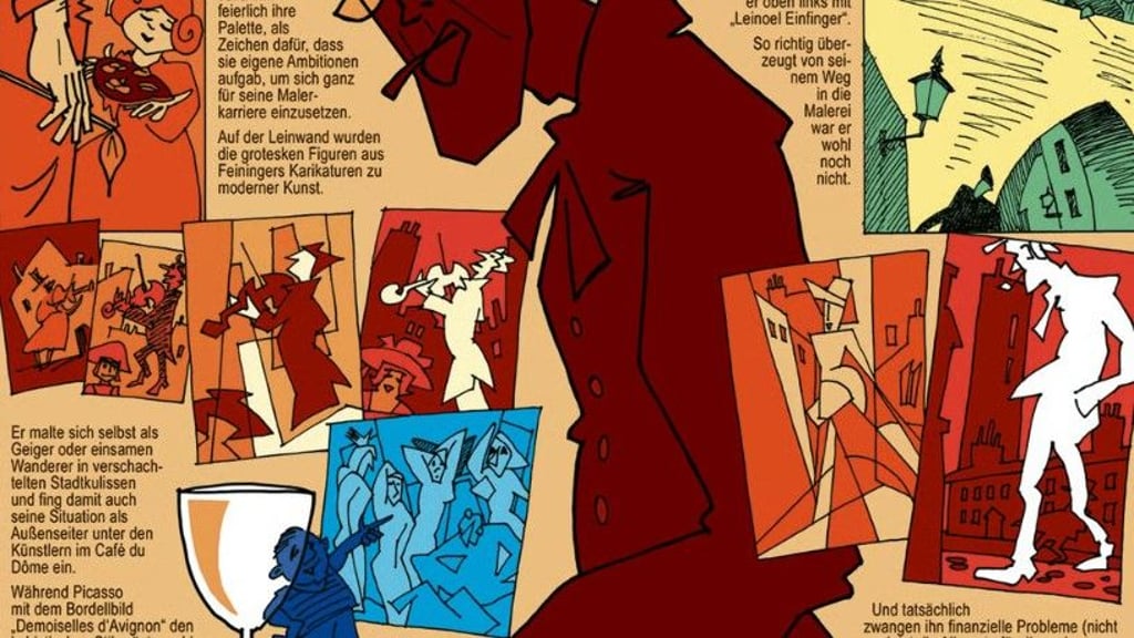 Ein Feininger-Comic im Stil eines Feininger-Comics