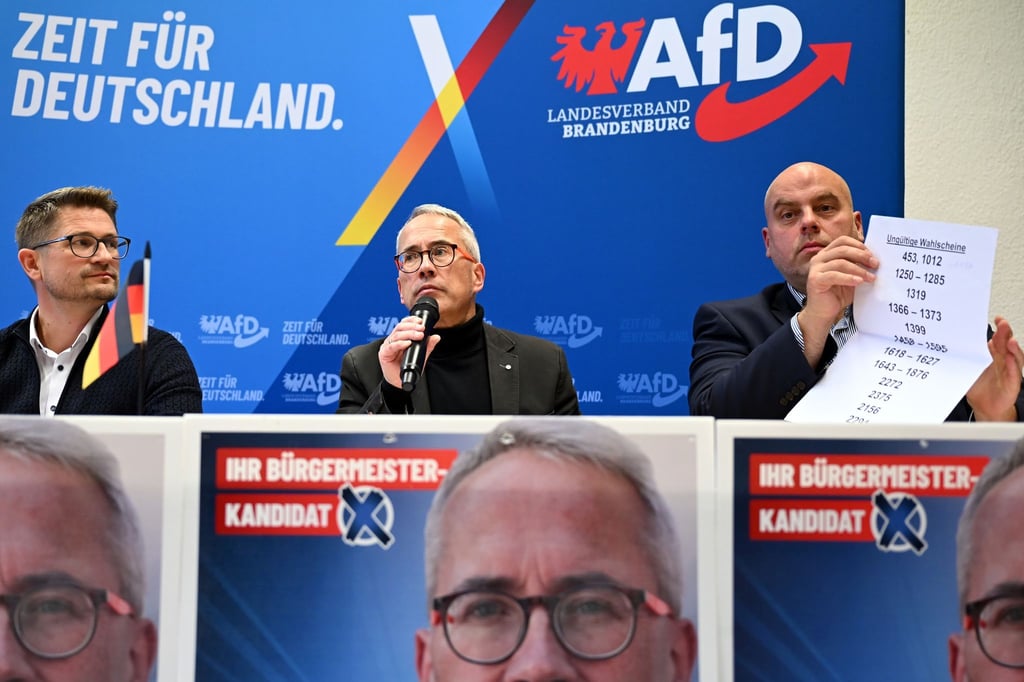 Die AfD Brandenburg wirft der Wahlleitung in Bad Freienwalde Unregelmäßigkeiten bei der Briefwahl zur Bürgermeister-Stichwahl vor.