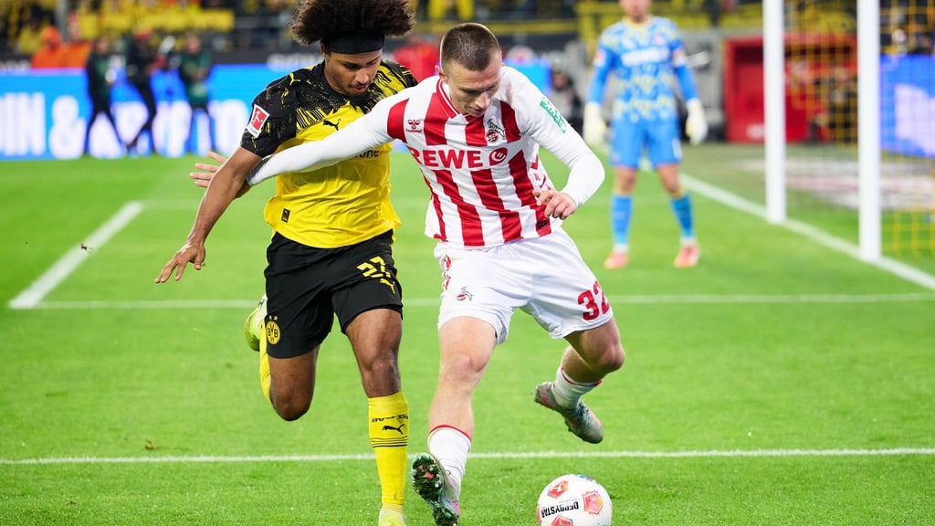 Glücklos gegen Köln: Karim Adeyemi (l).